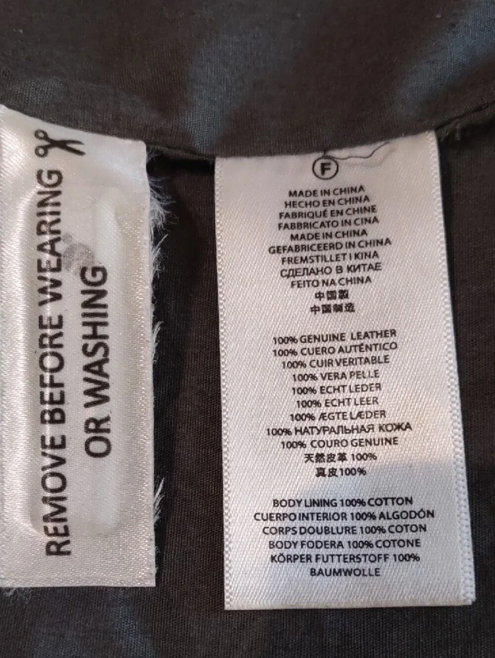 Michael Kors Distressed Leather Moto Jacket